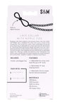 Lace Collar with Nipple Ties - Black