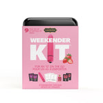 WEEKENDER KIT VIBE  Includes: Oil of Love, Reusable 10 speed mini vibe, Massage Oil, Love Liquid and Erotic Playcards