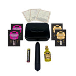 WEEKENDER KIT VIBE  Includes: Oil of Love, Reusable 10 speed mini vibe, Massage Oil, Love Liquid and Erotic Playcards
