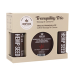 Hemp Seed Tranquility Massage Trio Gift Set