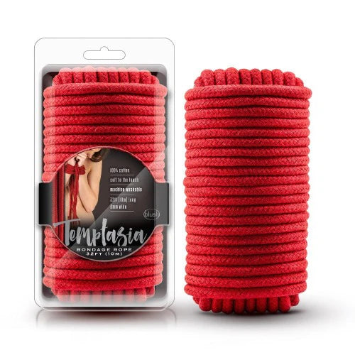 Temptasia Bondage Rope 32' (Red or Black)