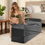 Aria Flip Chaise 18 Inch Wide - Convertible Sex Chair and Bed Bench
