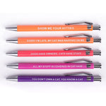 Cat People Pens - 5 pack