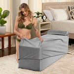 Aria Flip Chaise 18 Inch Wide - Convertible Sex Chair and Bed Bench