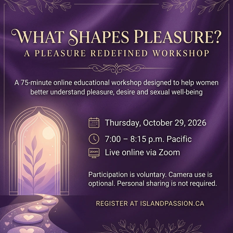 What Shapes Pleasure? | Online Workshop for Women | October 29