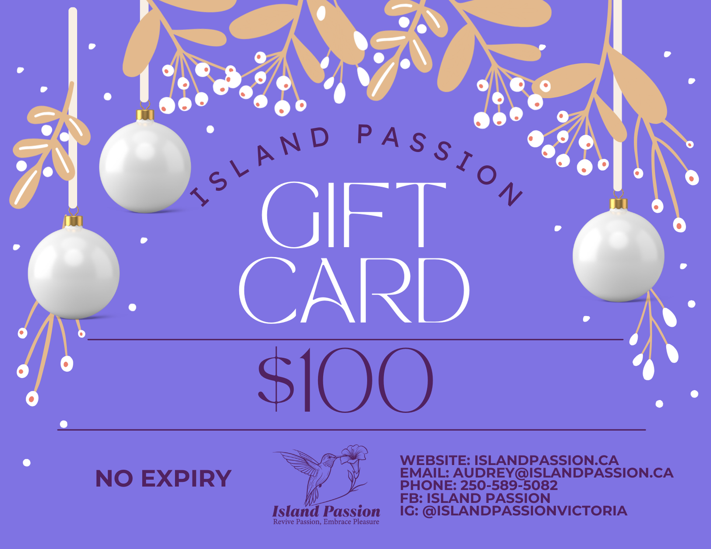 $100 Digital Gift Card - Holiday Thank You!