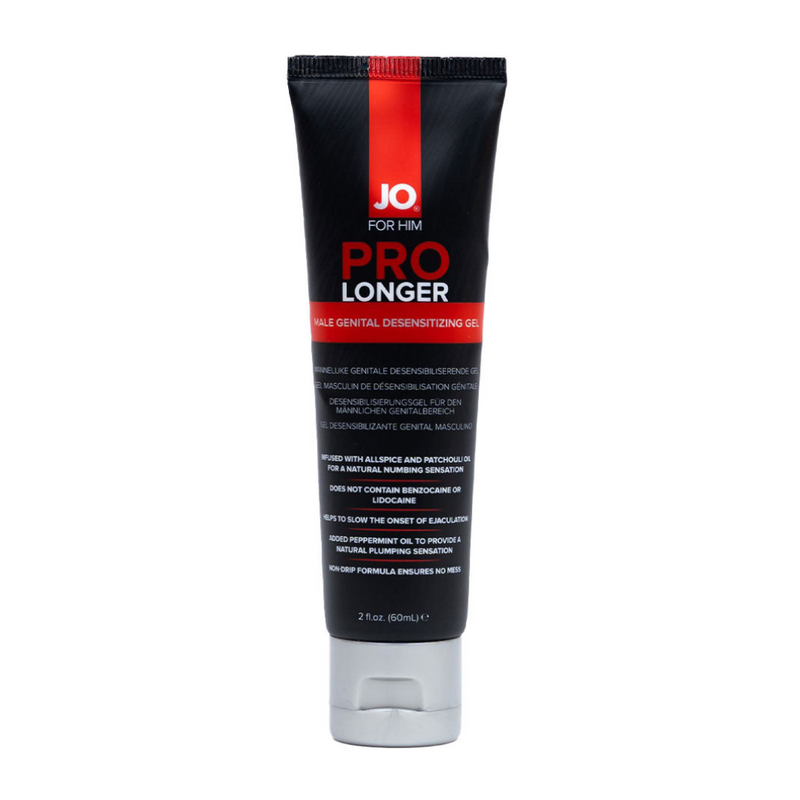 JO Prolonger Gel - Benzocaine Free - Desensitizer 2 floz / 60 mL