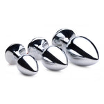 Red Gem with Balls Anal Plug Set
