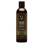 Hemp Seed Massage & Body Oil 8 fl oz / 237 ml