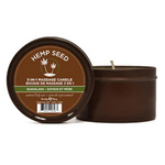 Hemp Seed 3-in-1 Massage Candle 6 oz / 170 g
