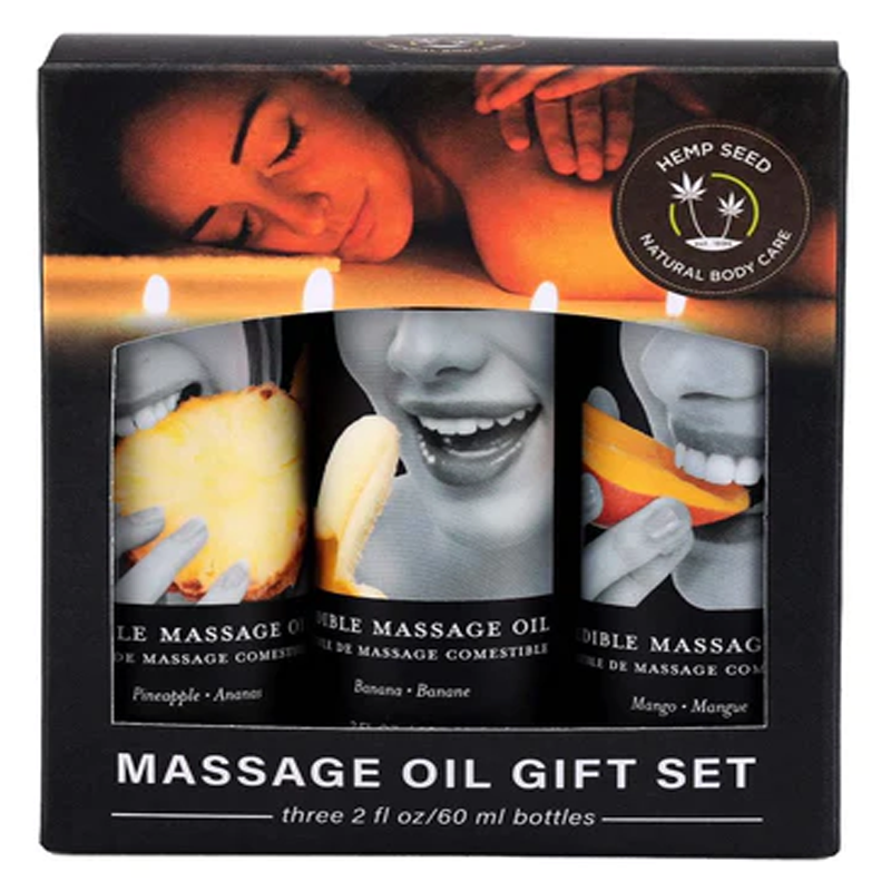 Edible Massage Oil Gift Set 2 fl oz / 60 ml