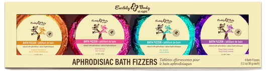 Earthly Body at Night Bath Fizzer Aphrodisiac Collection Set 4pc