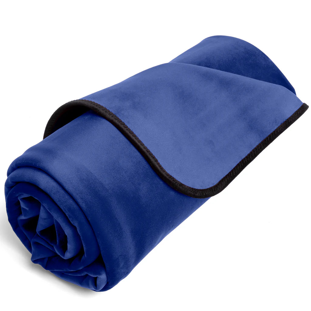 Splash Blanket - Royal Blue Microvelvet