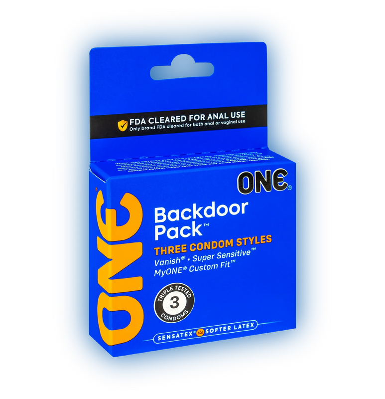 ONE Backdoor Condoms - 3pk