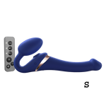 MULTI ORGASM BENDABLE STRAP-ON - NIGHT BLUE